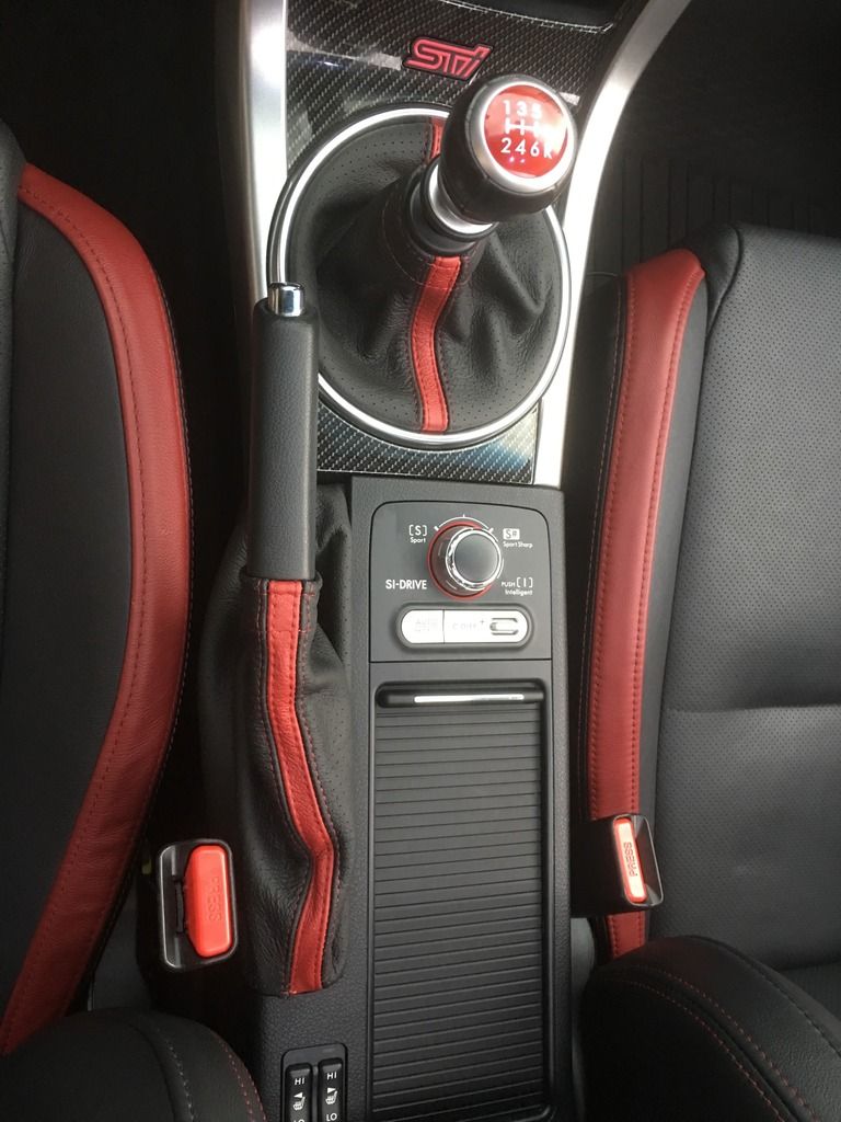 Interior Custom Shift Boot / Parking Brake Boot IW STi Forum